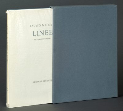 Linee – Secondo quaderno / Lines – Second Notebook