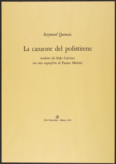 La canzone del polistirene / The Song of Polystyrene