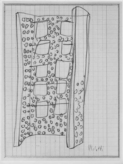 Disegno – Progetto per scultura / Drawing – Project for Sculpture